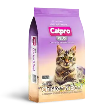 Catpro Plus Dry Cat Food - Chicken & Beef 1kg