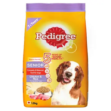 Pedigree Senior Chicken & Rice Dry Dog Food - 1.2kg