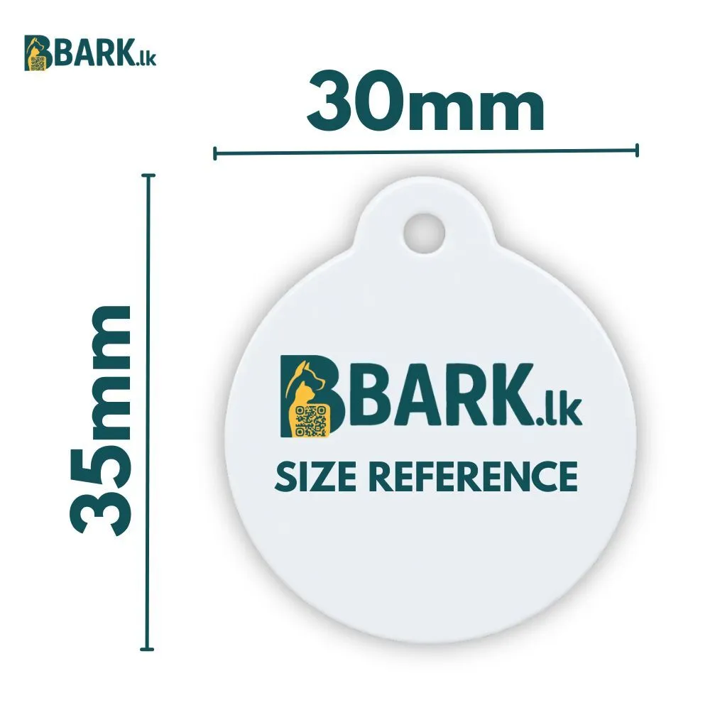 Customized Pet Tags for Cats & Dogs - Geometric Pattern — view 2