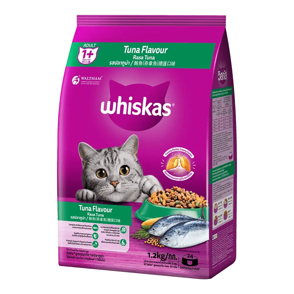 WHISKAS Adult Tuna Feast Dry Food
