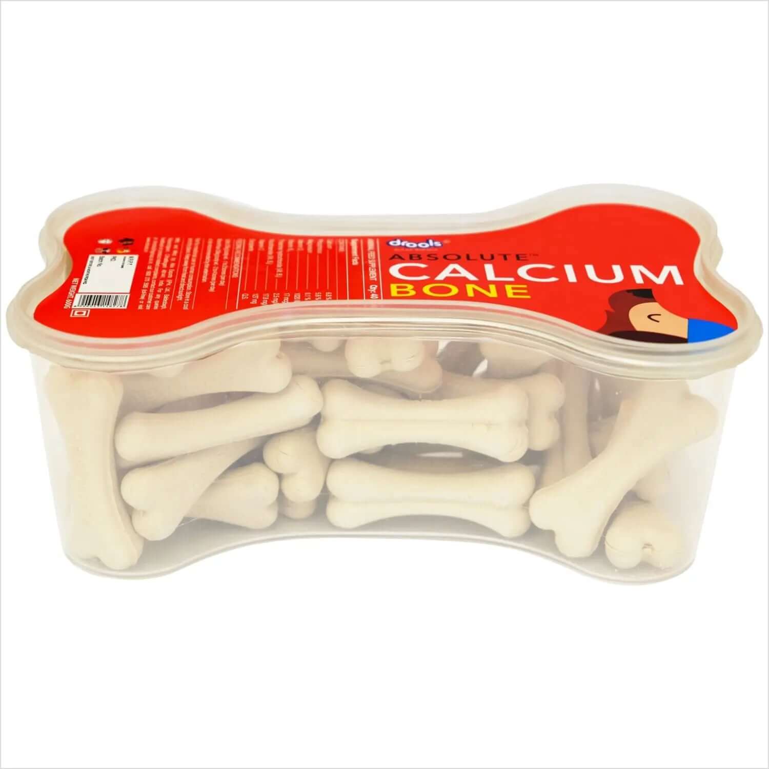 Drools Absolute Calcium Bone Jar - 40 Pieces (600 g)