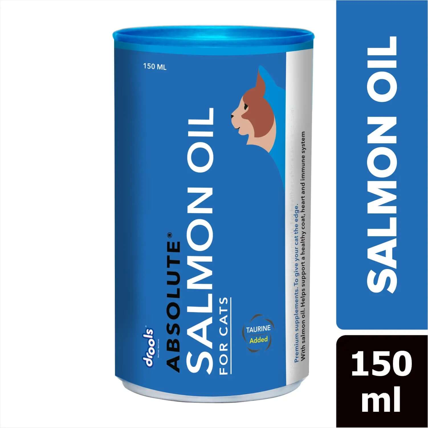 Drools Absolute Salmon Oil Syrup for Cats - 150 ml