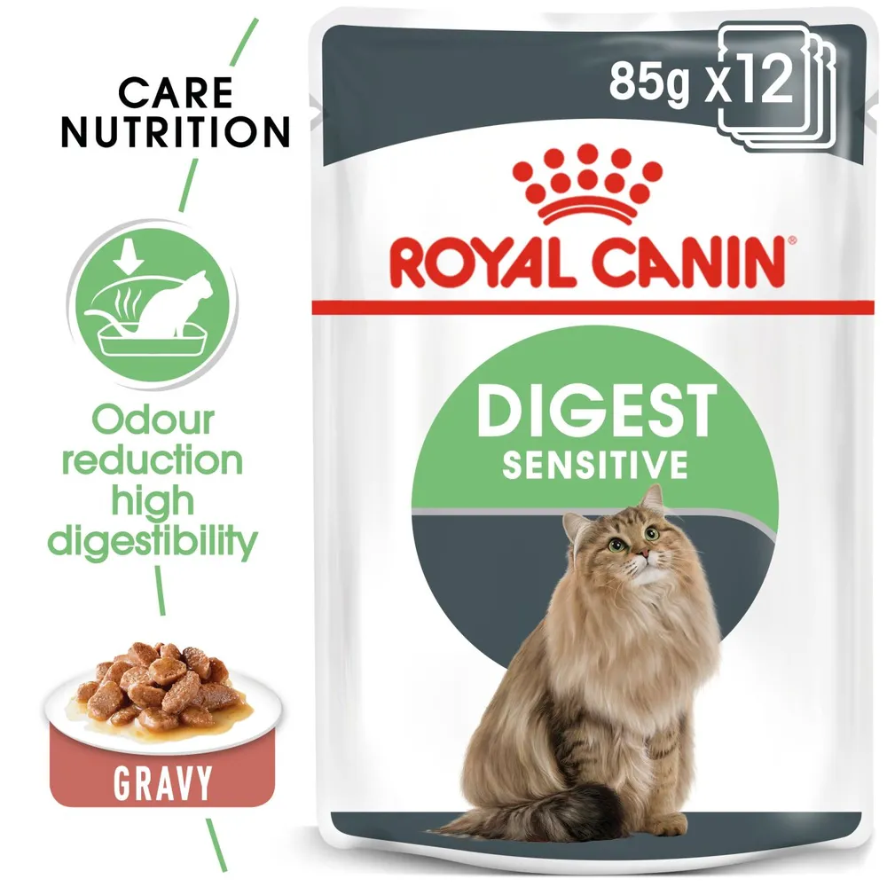 Royal Canin Digest Sensitive - Thin Slices in Gravy 12 × 85g