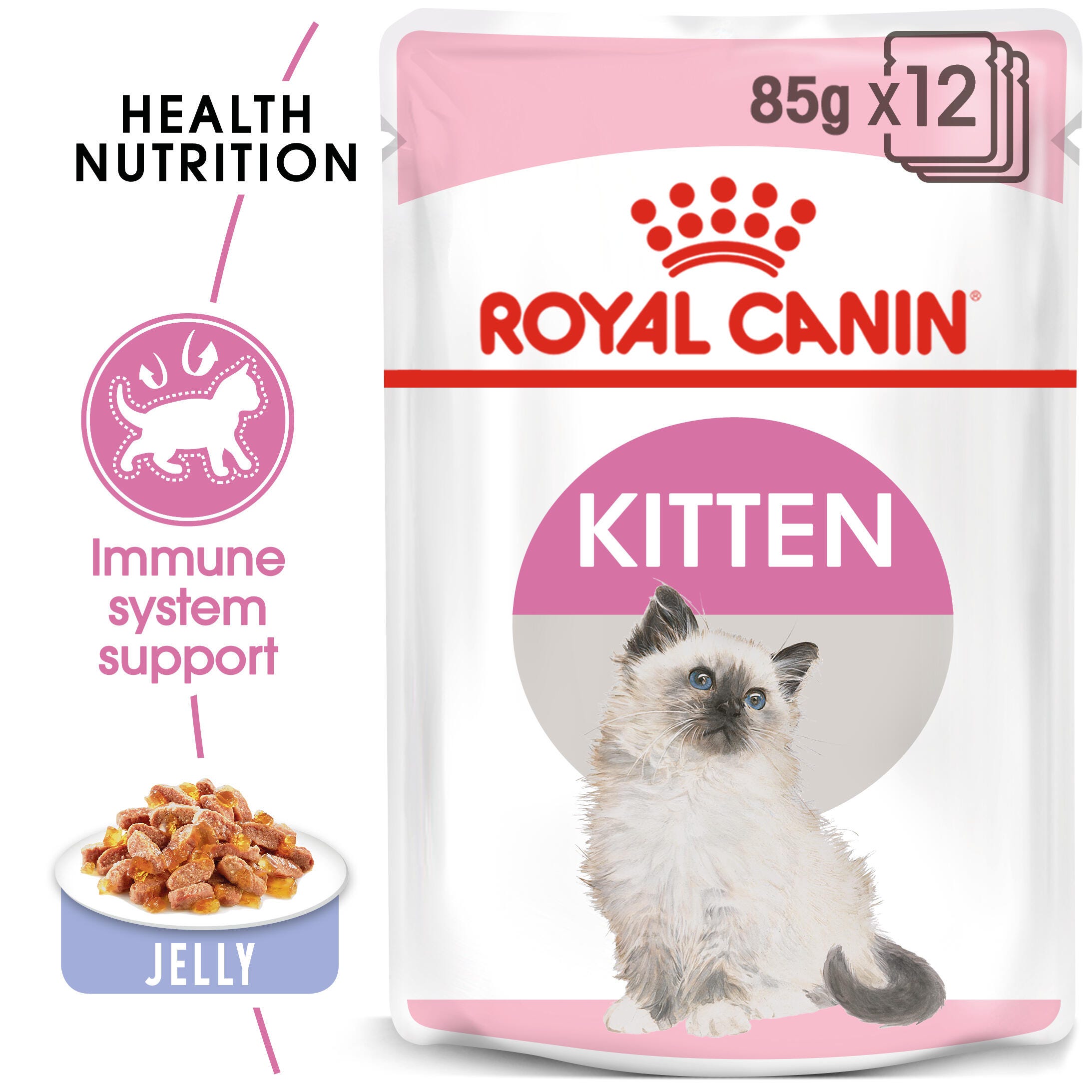 Royal Canin Kitten Instinctive - Thin Slices in Jelly 12 × 85g