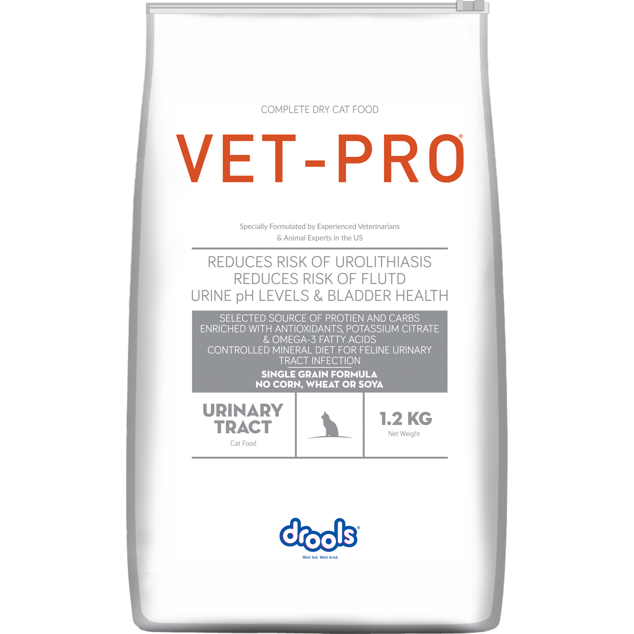 VET-PRO Urinary Tract Dry Cat Food - 1.2kg