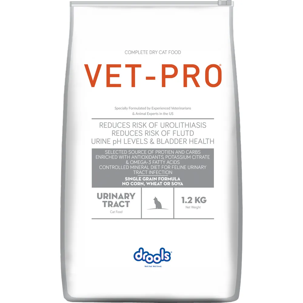 VET-PRO Urinary Tract Dry Cat Food - 1.2kg