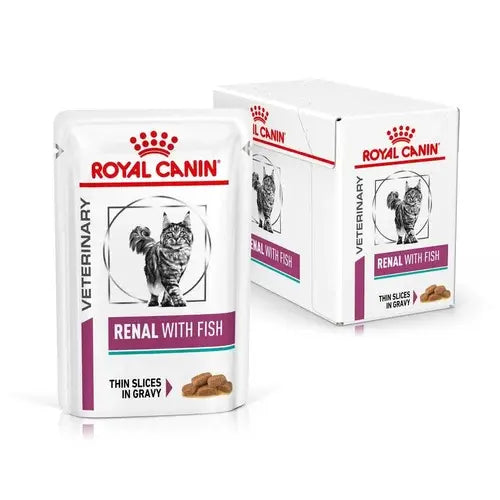 Royal Canin Renal with Fish Thin Slices in Gravy - Cat 12 × 85g