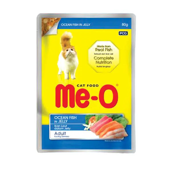 Me‑O Ocean Fish in Jelly Pouch for Cats - 80 g