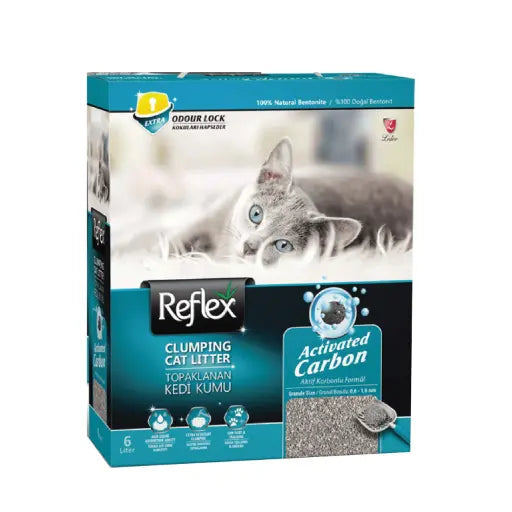 Reflex Cat Litter - Grey Activated Carbon 10L
