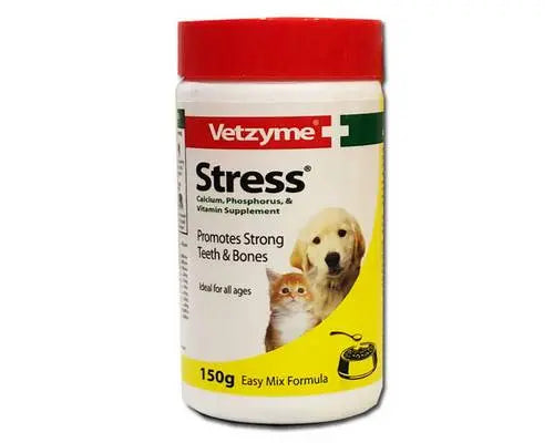 Vetzyme Stress Powder - for Dogs and Cats (150g)
