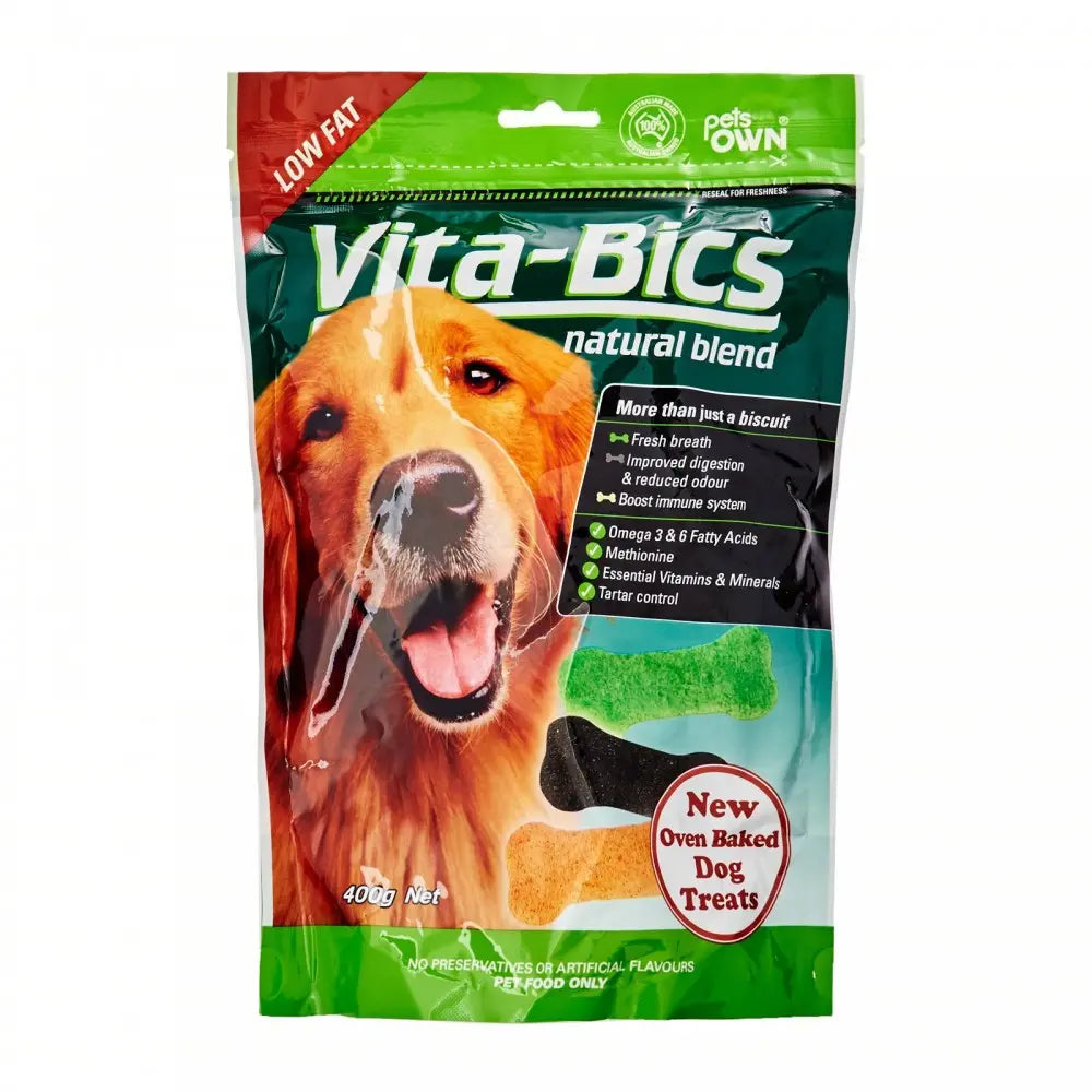 Pets Own Vita Bics Natural Blend Biscuits - 400g