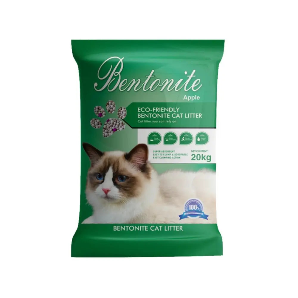 Haisen Pets Bentonite Cat Litter - Apple 25L