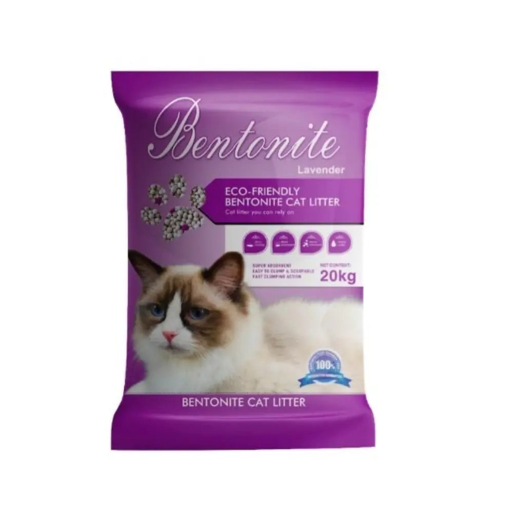 Haisen Pets Bentonite Cat Litter - Lavender 25L