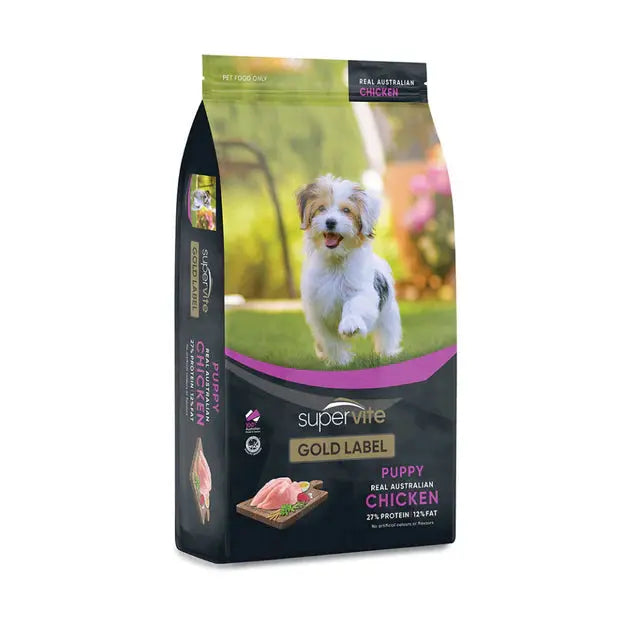 Supervite Gold Label Puppy Chicken Dry Dog Food - 20kg