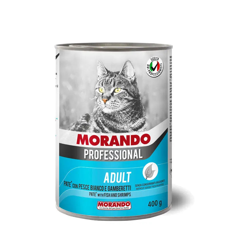 Morando Professional - Migliorgatto Adult Paté with White Fish and Shrimp - 400 g