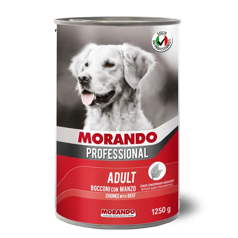 Morando Professional - Migliorcane Adult Chunks with Beef 1250g