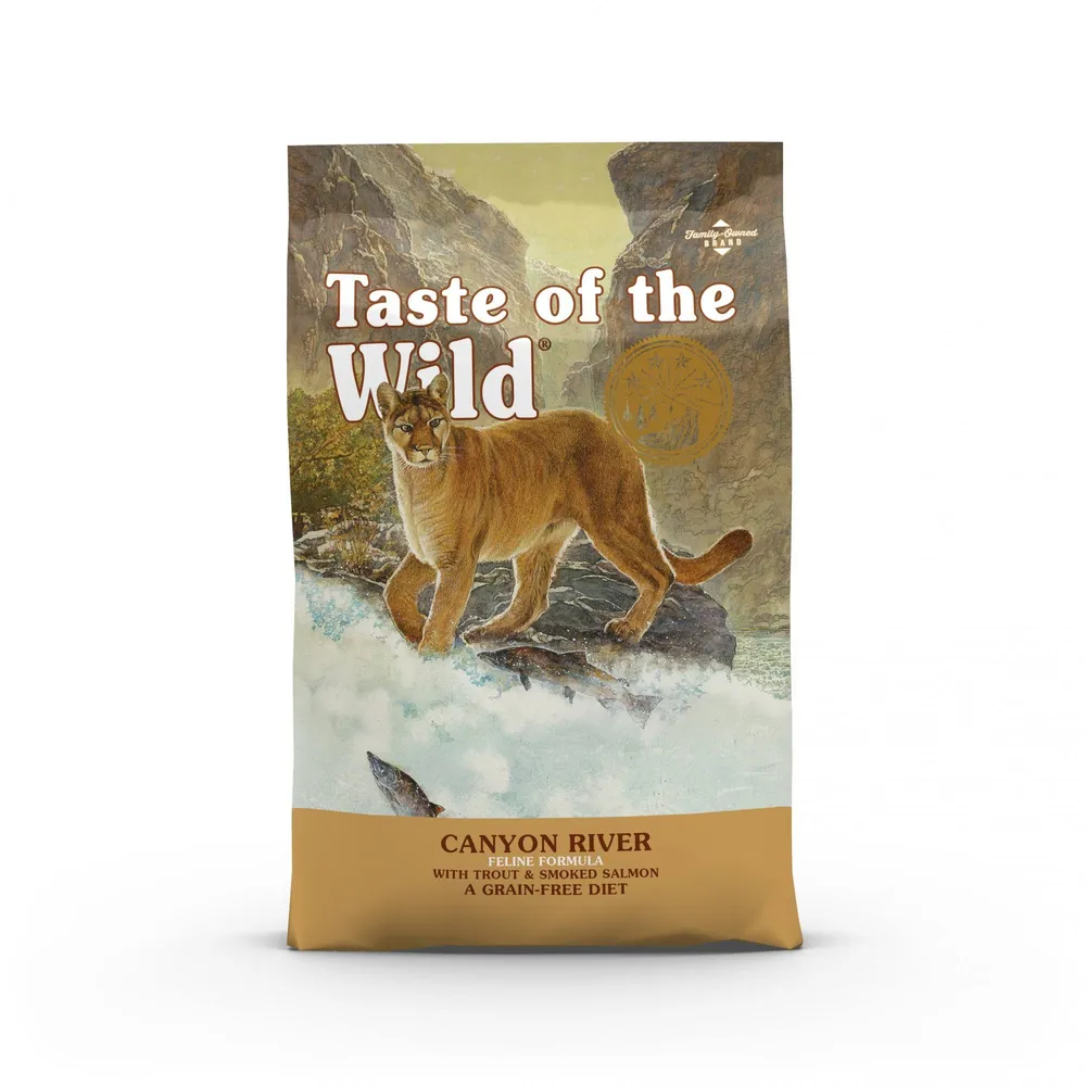 Taste Of The Wild Cat Adult Canyon River Trout & Smoke Salmon Dry Cat Food - 2kg