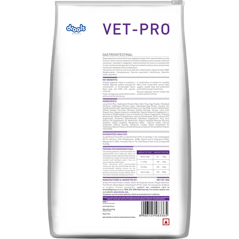 VET-PRO Gastrointestinal Dry Dog Food — view 4