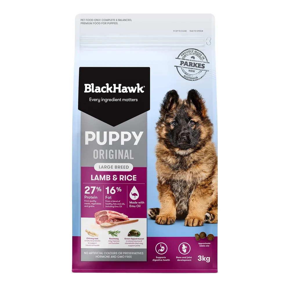 BlackHawk Puppy Large Breed - Lamb & Rice