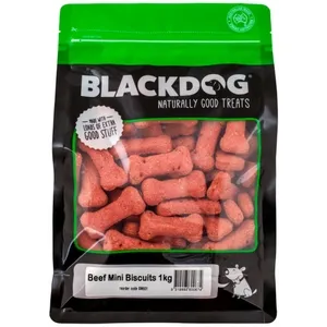 Blackdog Beef Mini Biscuits - 1kg