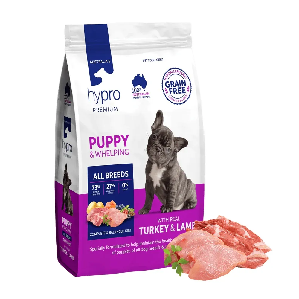 Hypro Premium Puppy & Whelping Turkey & Lamb Dry Dog Food - 2.5kg