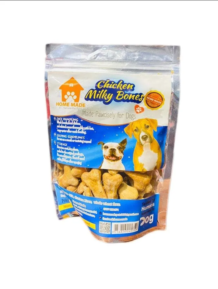 Home Made Chicken Milky Bones - 100g