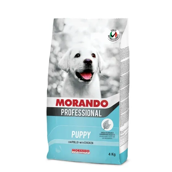 Morando Professional Puppy Kibble With Chicken Dry Dog Food - 4kg