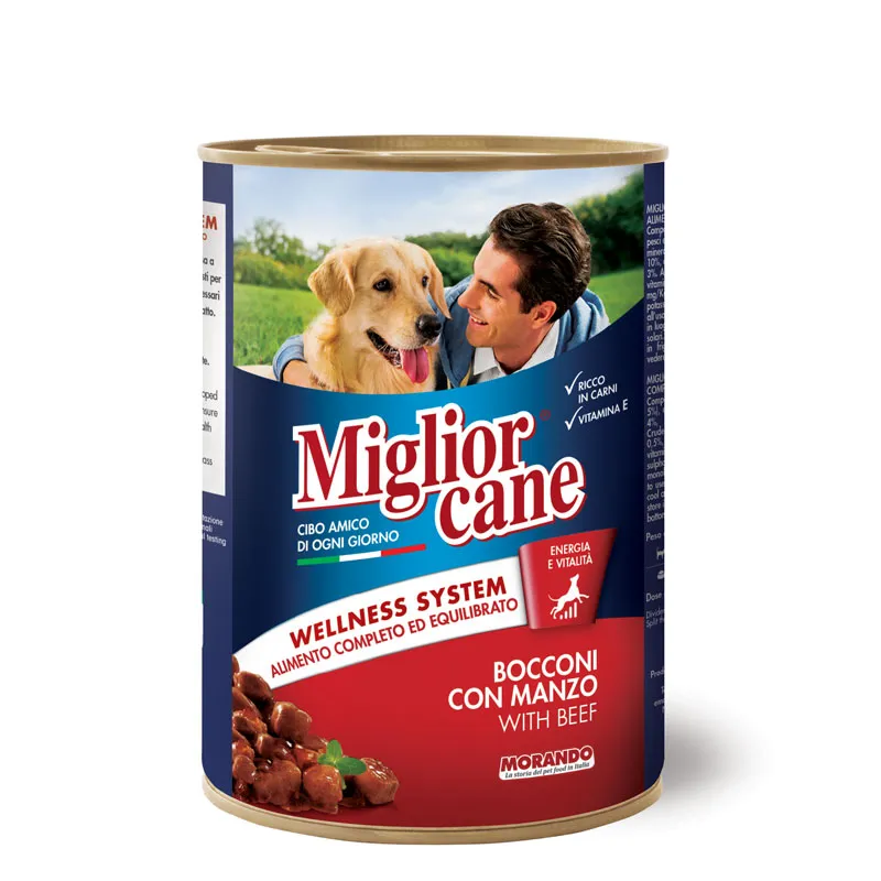 Miglior Cane Chunks With Beef - 405g