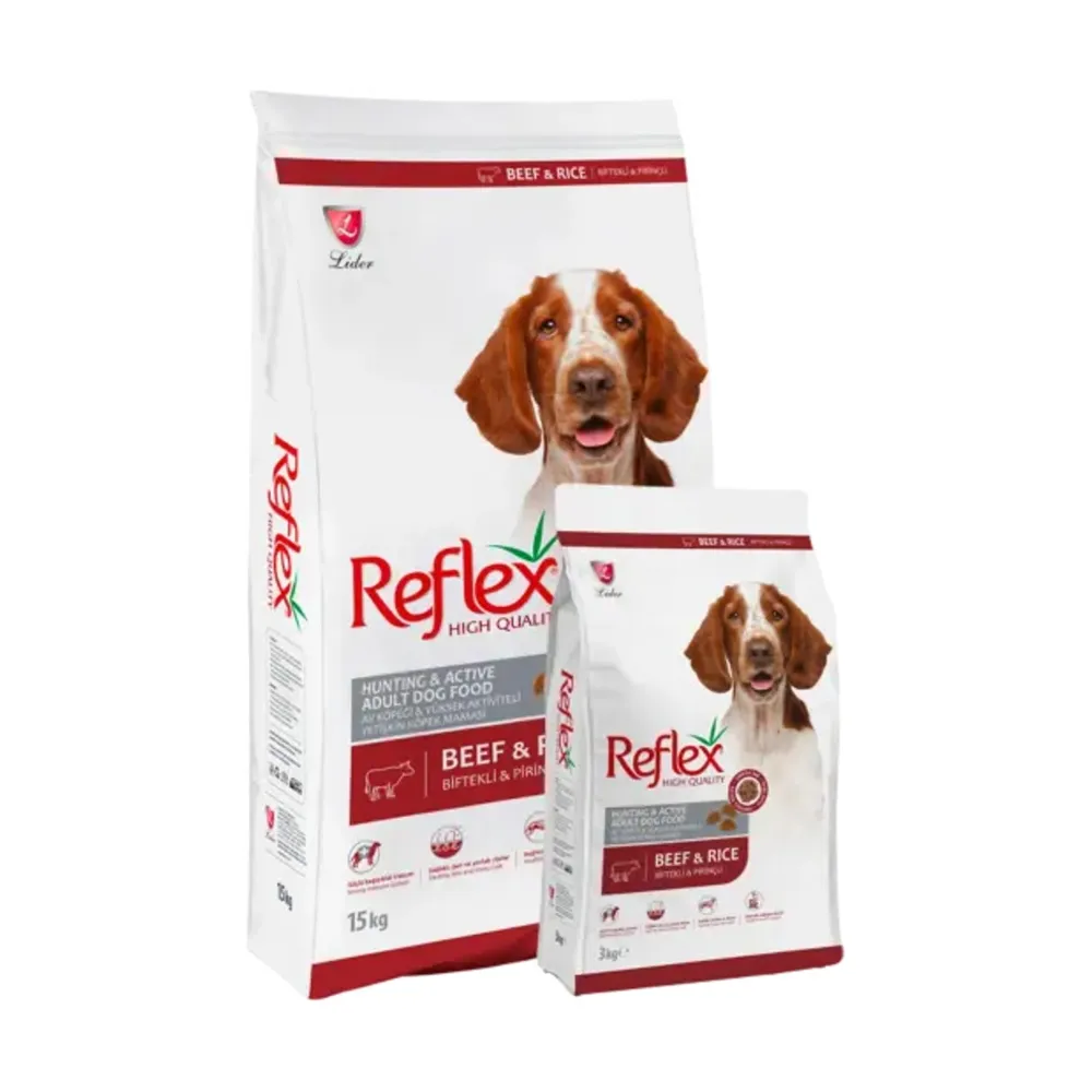 Reflex Premium Adult Dog Food High Energy - Beef