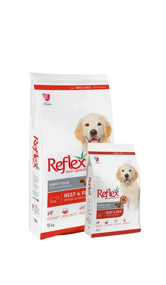 Reflex Puppy Beef Dry Dog Food - 15kg