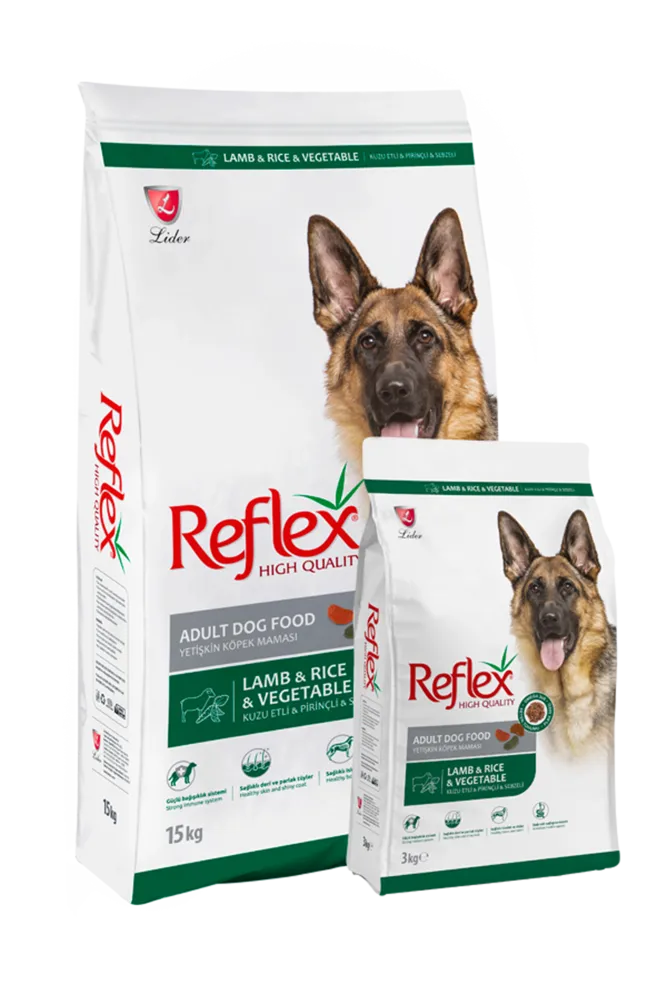 Reflex Adult Lamb Rice & Vegetables Dry Dog Food - 15kg