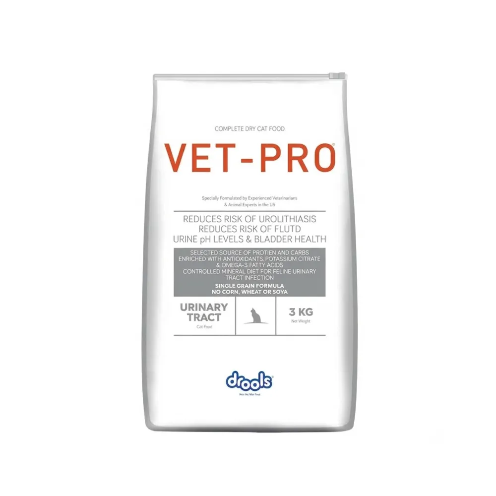 Drools Vet Pro Cat Urinary Tract Dry Cat Food - 3kg
