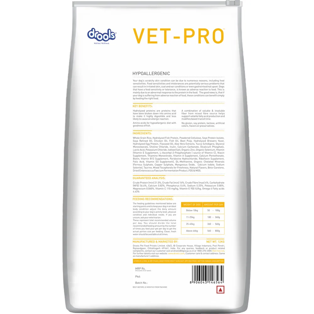 VET-PRO Hypoallergenic Dry Dog Food — view 4