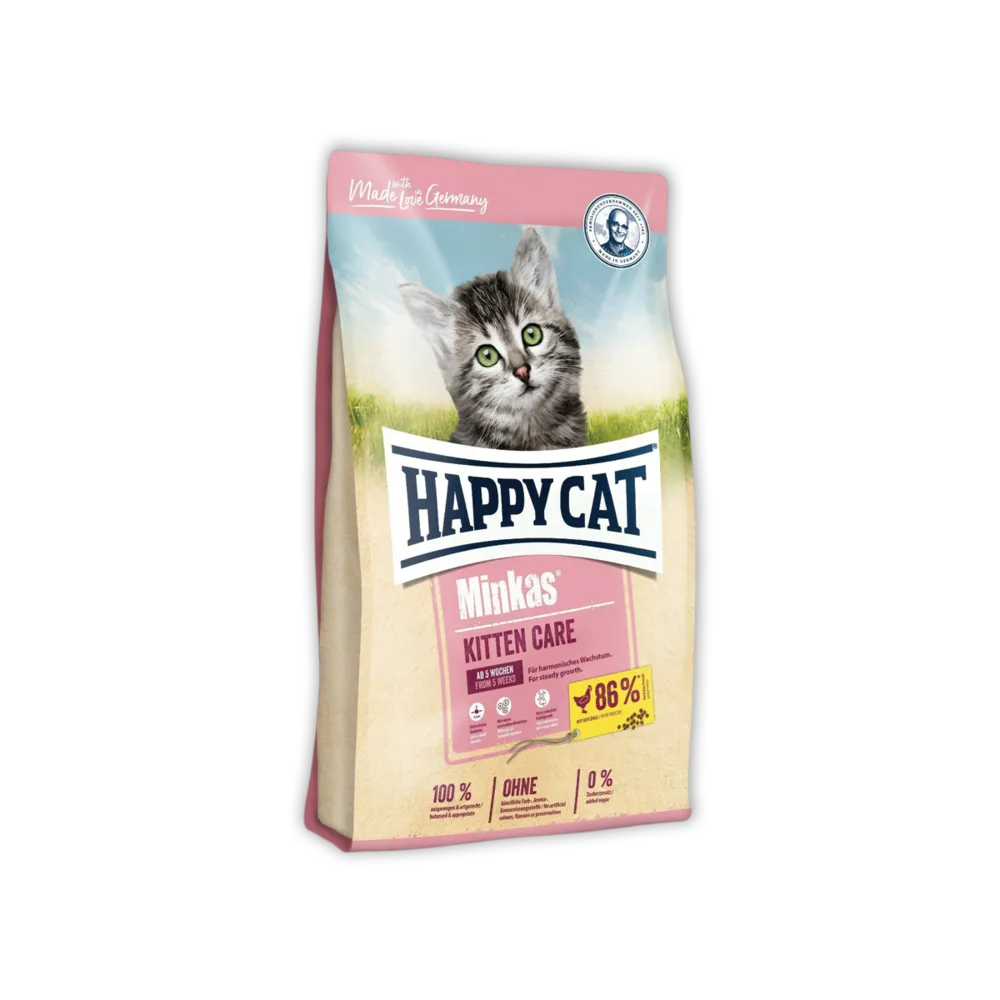 Happy Cat Minkas Kitten Care Dry Cat Food - 1.5kg