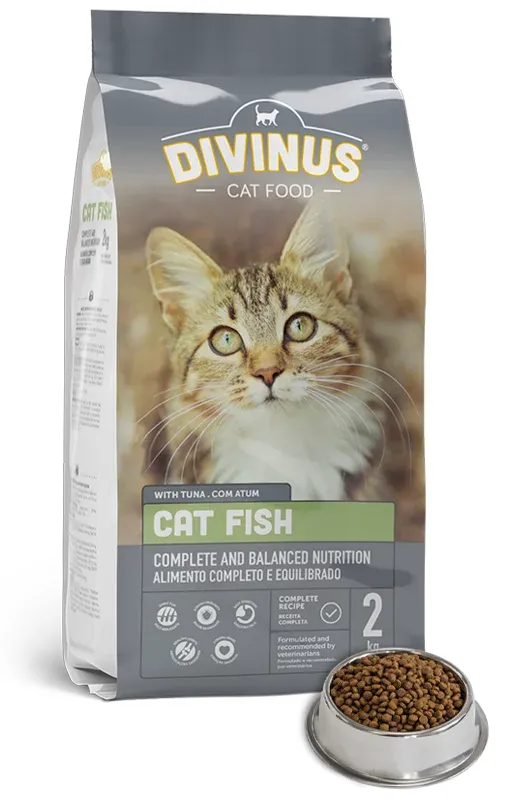 Divinus Cat Adult Fish Dry Cat Food - 2kg