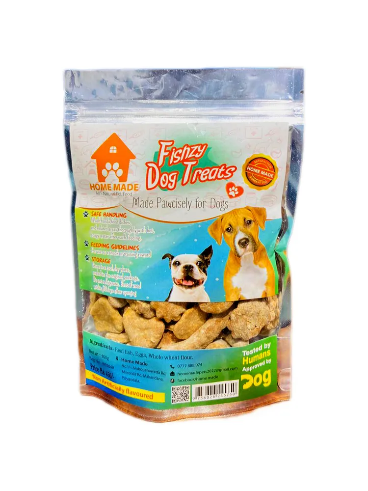 Home Made Fishzy Dog Treats - 100g