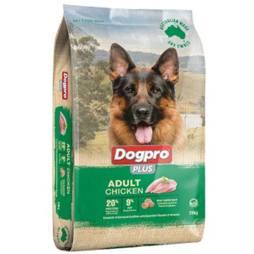 Dogpro Plus Adult Chicken & Vegetable Dry Dog Food - 20kg