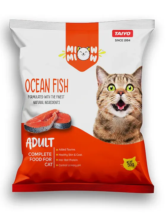 Mio Mio Cat Adult Ocean Fish Dry Cat Food - 50g
